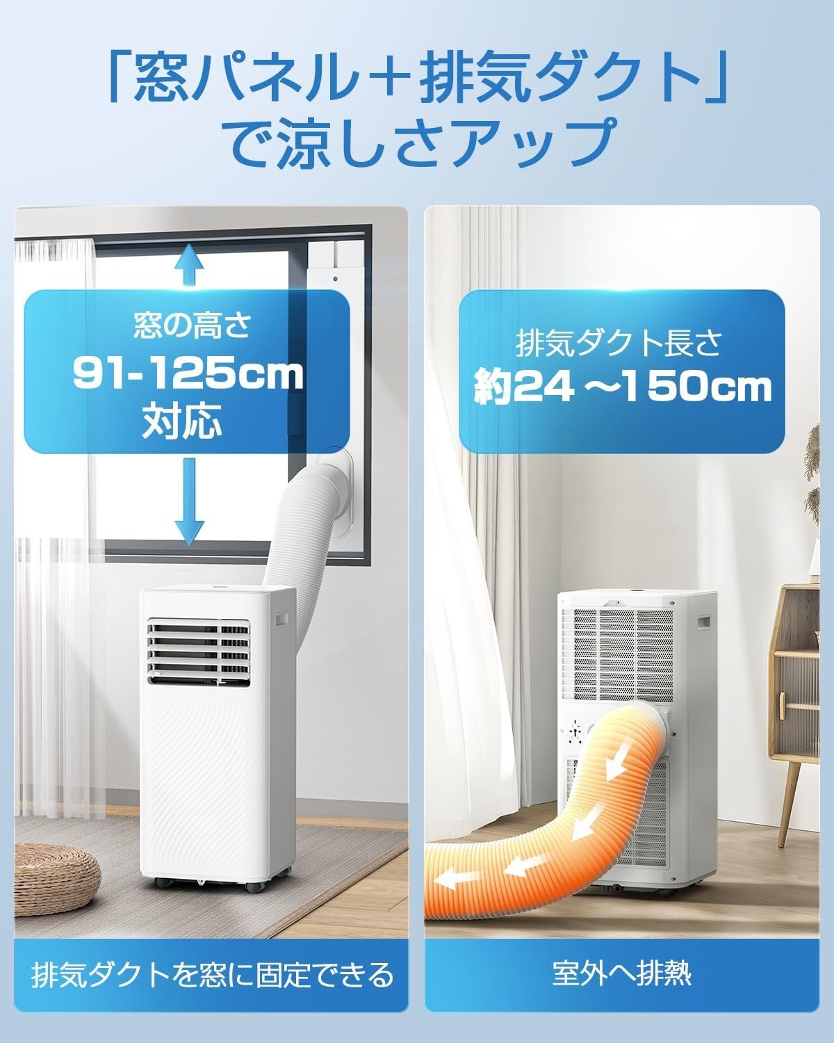 大特価】スポットクーラー スポットエアコン 工事不要 2.34kW
