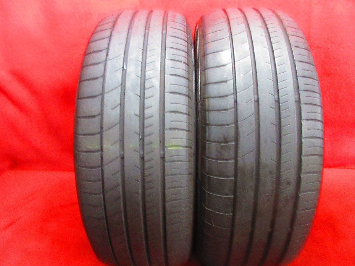 タイヤ 2本 225 60R17 グッドイヤ EFFICIENT GRIP RVF 02 溝アリ ワンボックス ステーションワゴン 16262T