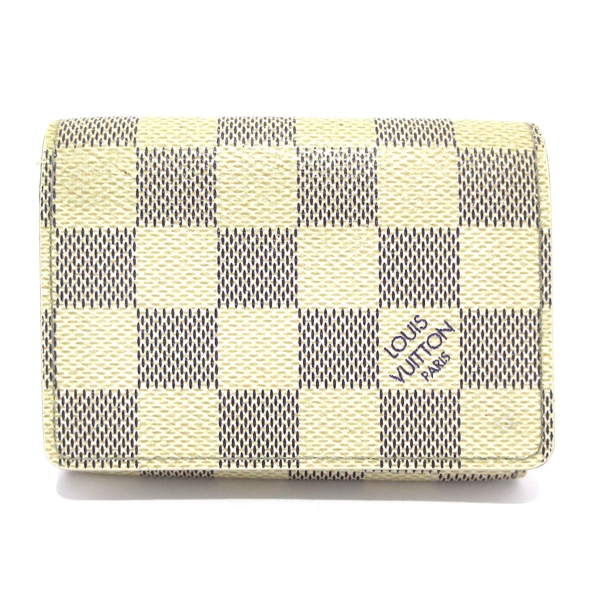 LOUIS VUITTON ルイヴィトン カードケース ダミエ アンヴェロップ カルト ドゥ ヴィジット N61746 アズール