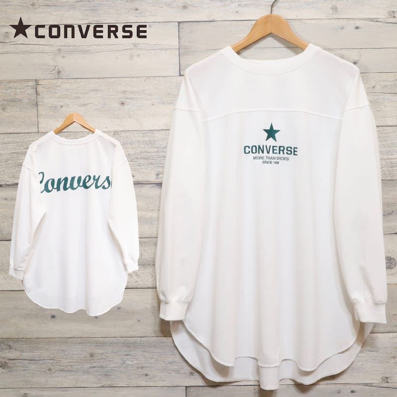 新品 レディース コンバース converse 長袖 Tシャツ ティー