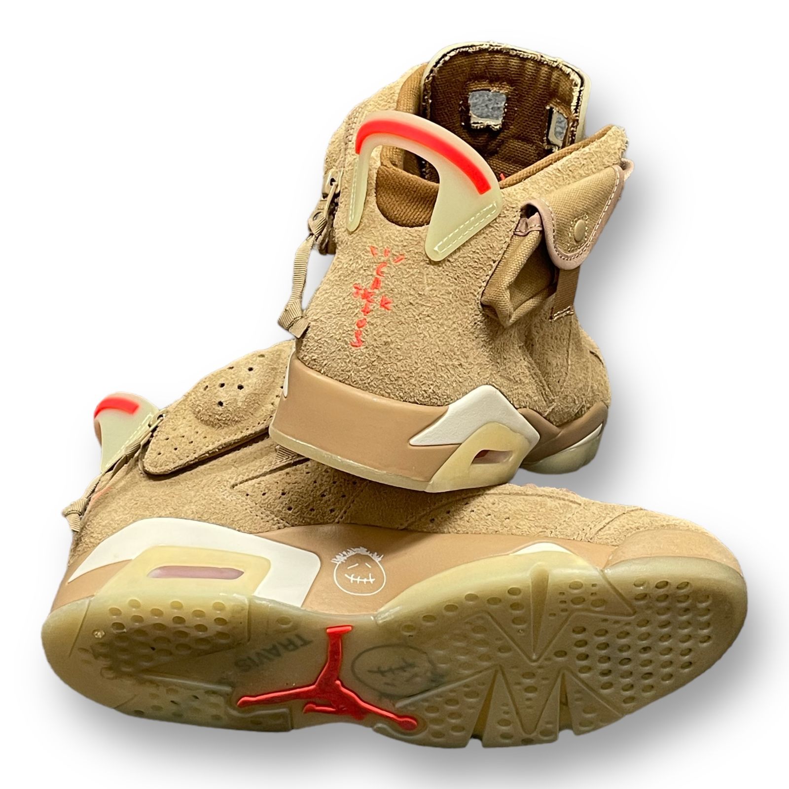 国内正規 美品 Travis Scott × Nike Air Jordan 6 British Khaki 