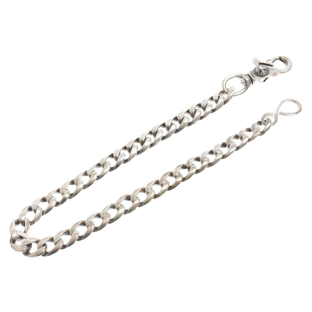 CHROME HEARTS (クロムハーツ) CLASSIC LONG-S/1クリップロングクラシック シルバーウォレットチェーン シルバー ※Sカン部分社外品  - メルカリ