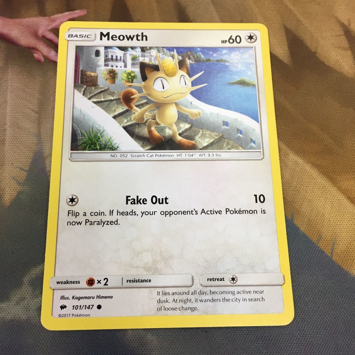 英語版 ニャース  旧裏 Meowth ポケカ ち13 ポケモンカード 旧裏面 海外 英語版 1枚 ニャース 57