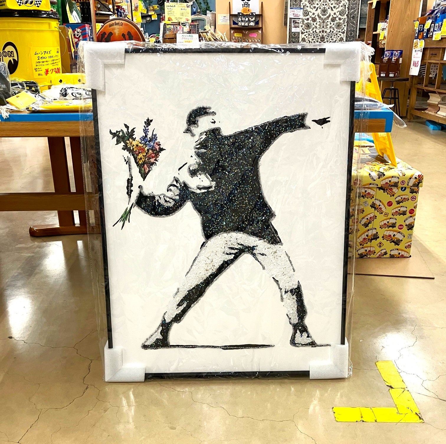 水晶絵 バンクシー