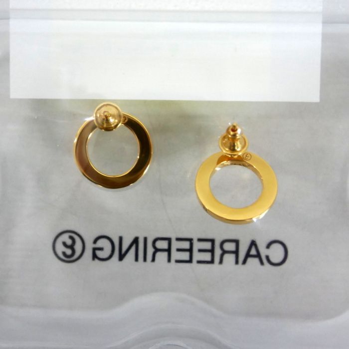 CAREERING キャリアリング 国内正規 CHANSON R301 ピアス シャンソン バレット型 両耳用 アクセサリー SILVER925  K18 YELLOW GOLD BLACK ゴールド FREE - メルカリ