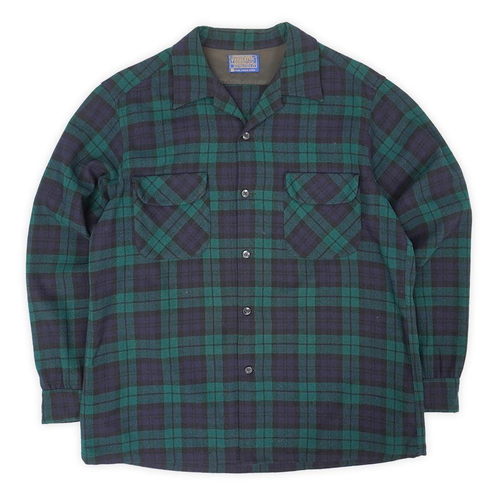 ペンドルトン PENDLETON 60s 60年代 オープンカラーウールシャツ ペンドルトン PENDLETON 60s 60年代 オープンカラーウールシャツ