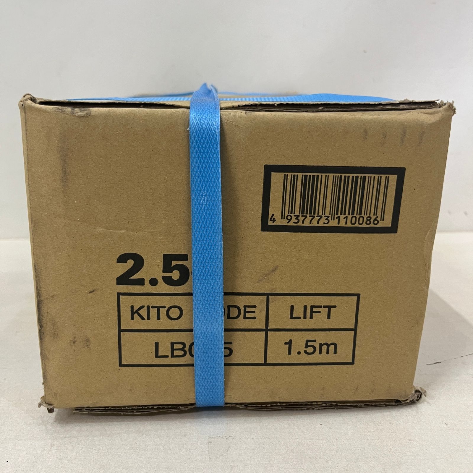 新品・未開封品】KITO レバーブロック LB025 定格荷重2.5t 揚程1.5m  