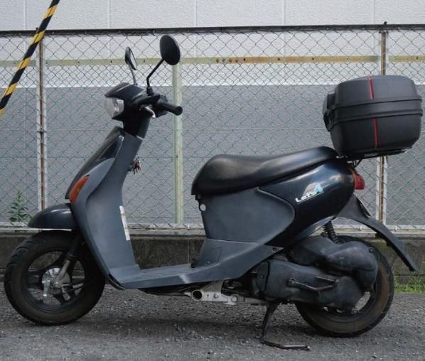 新品ABSリアボックス 楕円32L バイク ブラック ケース 後ろ