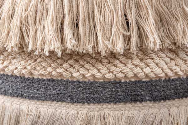 発泡ビーズのラウンドクッションスツール