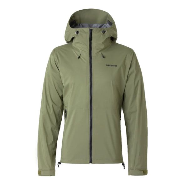 シマノ レインギアジャケット01 RA-01JV カーキ Lサイズ