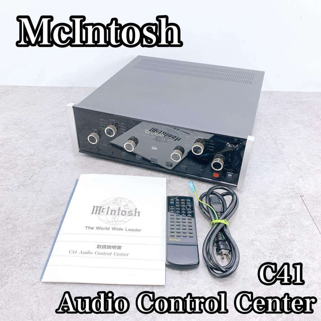 【現状品】McIntosh マッキントッシュ　 プリアンプ　C41 現状品】McIntosh マッキントッシュ プリアンプ C41 - メルカリ