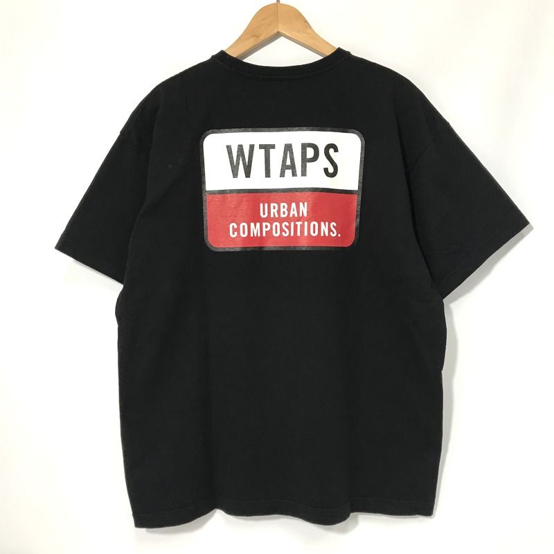 WTAPS Tシャツ 半袖 カットソー 241ATDT-CSM23 古着 ロゴ バックプリント サイズ2 M相当 ブラック ダブルタップス トップス  A11472◇ - メルカリ