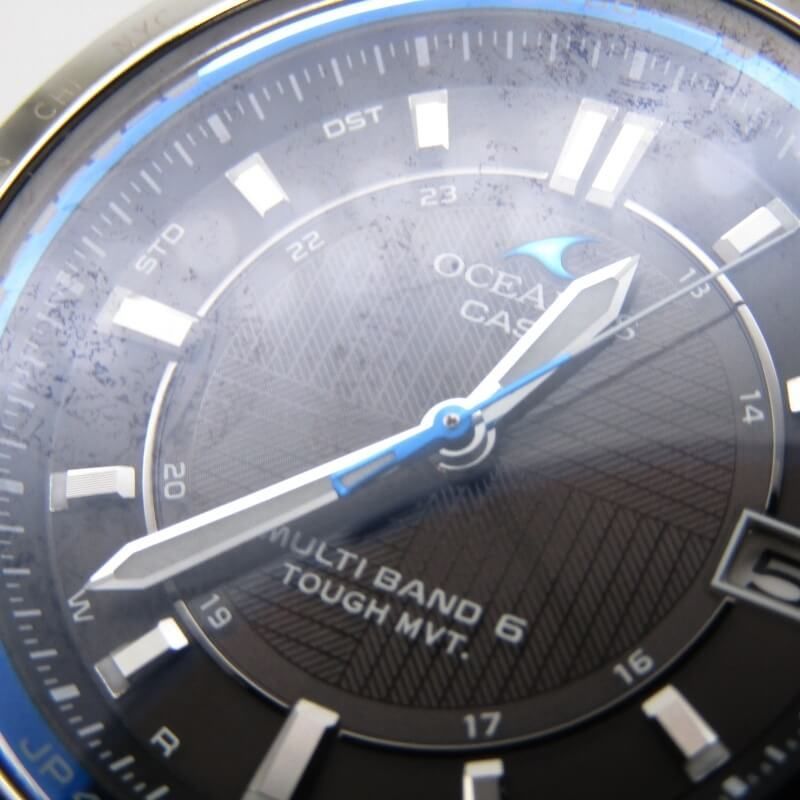 CASIO OCEANUS ocw-T100 チタン製 電波ソーラー 緑屋質屋】カシオ OCEANUS(オシアナス) OCW-T100TD-1AJF 電波