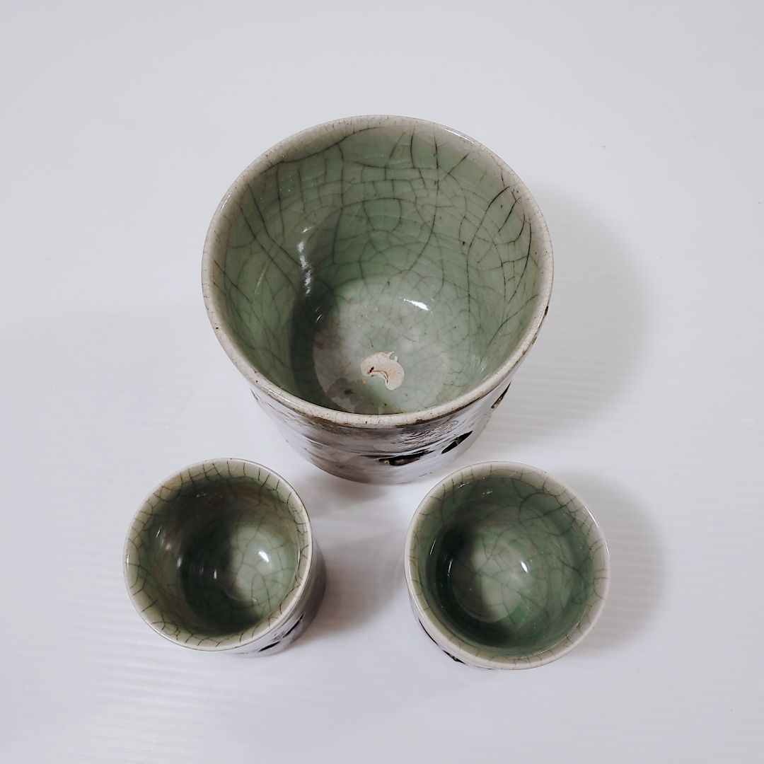 相馬焼など　食器　まとめうり 相馬焼 湯呑み 小皿 角小皿 茶碗蒸し お茶 花瓶 15点セット