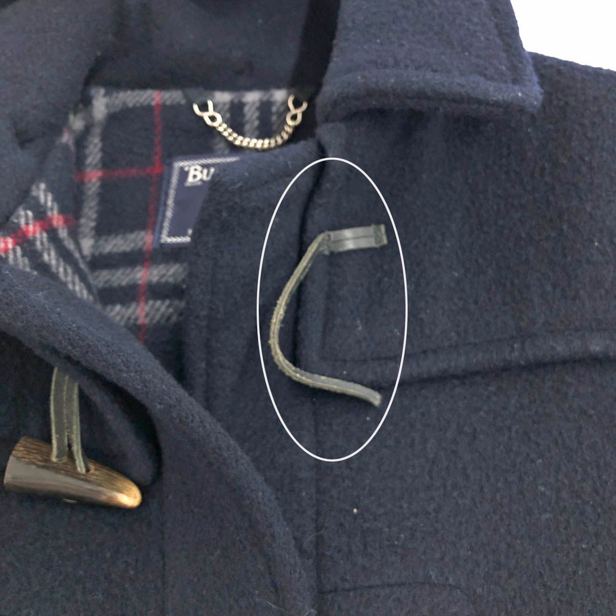 Burberry's バーバリーズ ダッフルコート ネイビー ウール メンズ