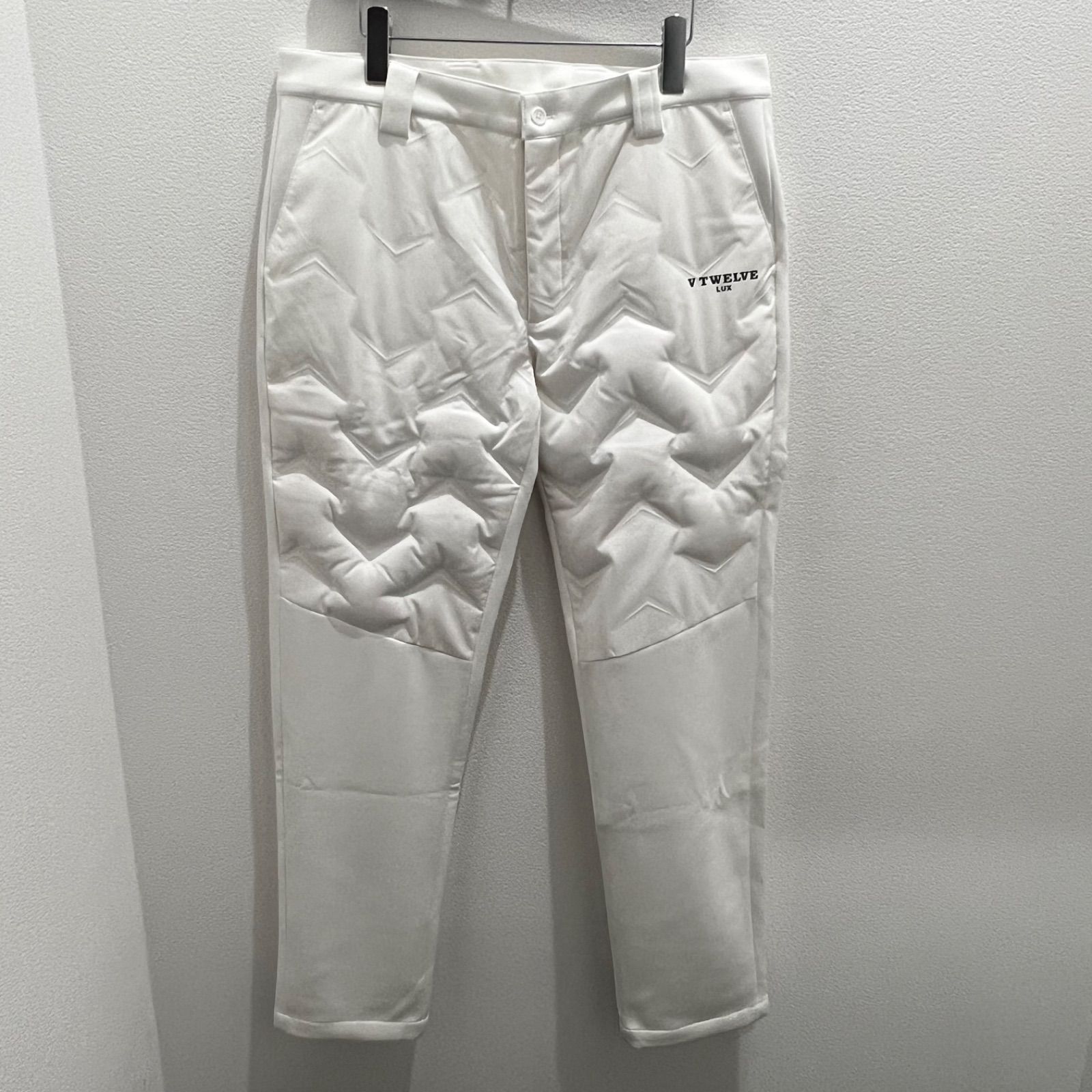 V12 メンズパンツ 白 Lサイズ 【公式通販】