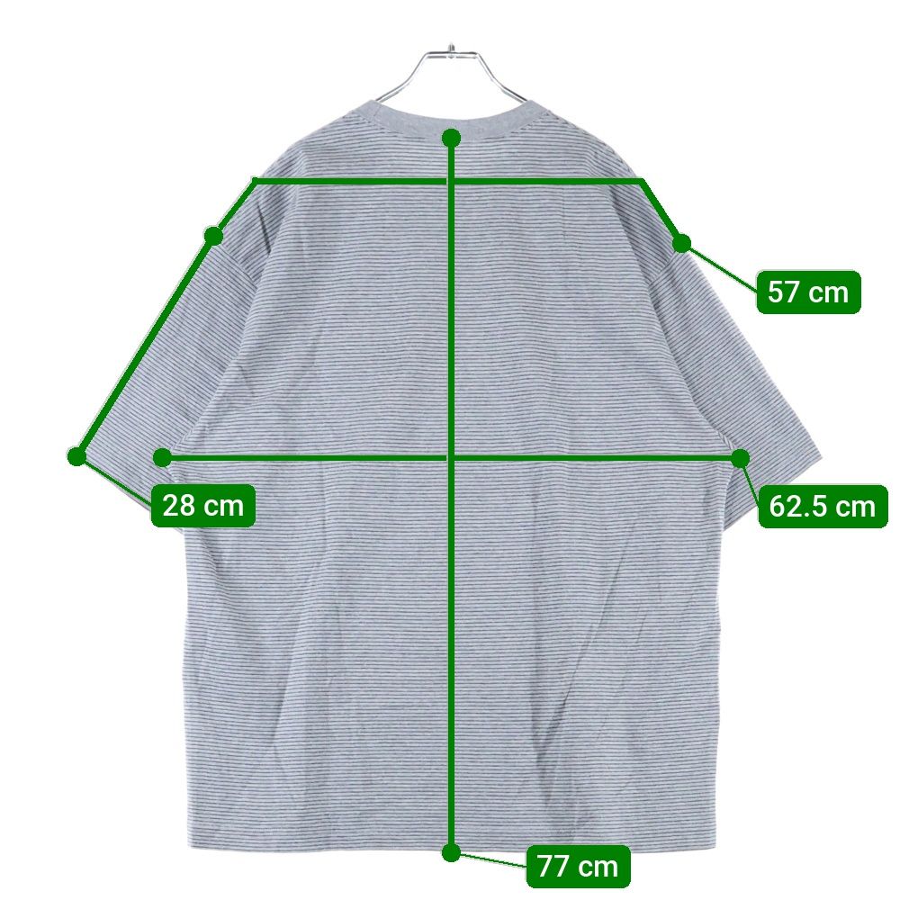 エンノイ ennoy PANEL BORDER S/S T-SHIRT ENNOY (エンノイ) 23SS Border T-Shirt SS23BRENCT05AM ボーダー