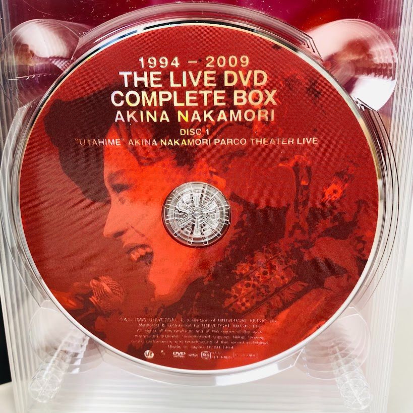 DVD BOX】中森明菜 1994-2009 THE LIVE DVD COMPLETE BOX〈7枚組 