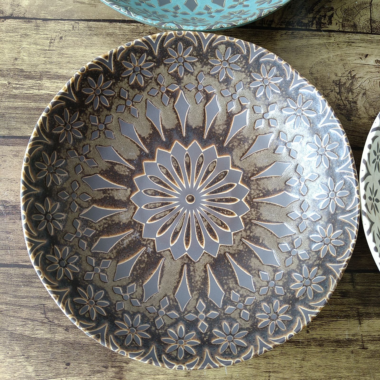 4枚セット】新品 日本製 美濃焼 深皿 大皿 パスタ皿 サラダボウル