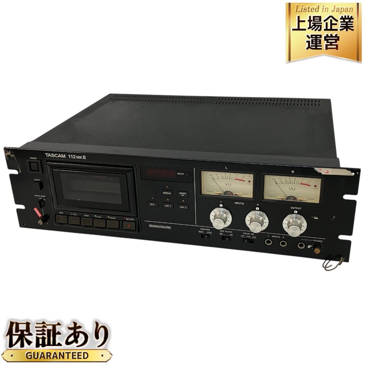 TASCAM カセットデッキ 112MKII 112RMKII MK2 r 07TASCAM TASCAM