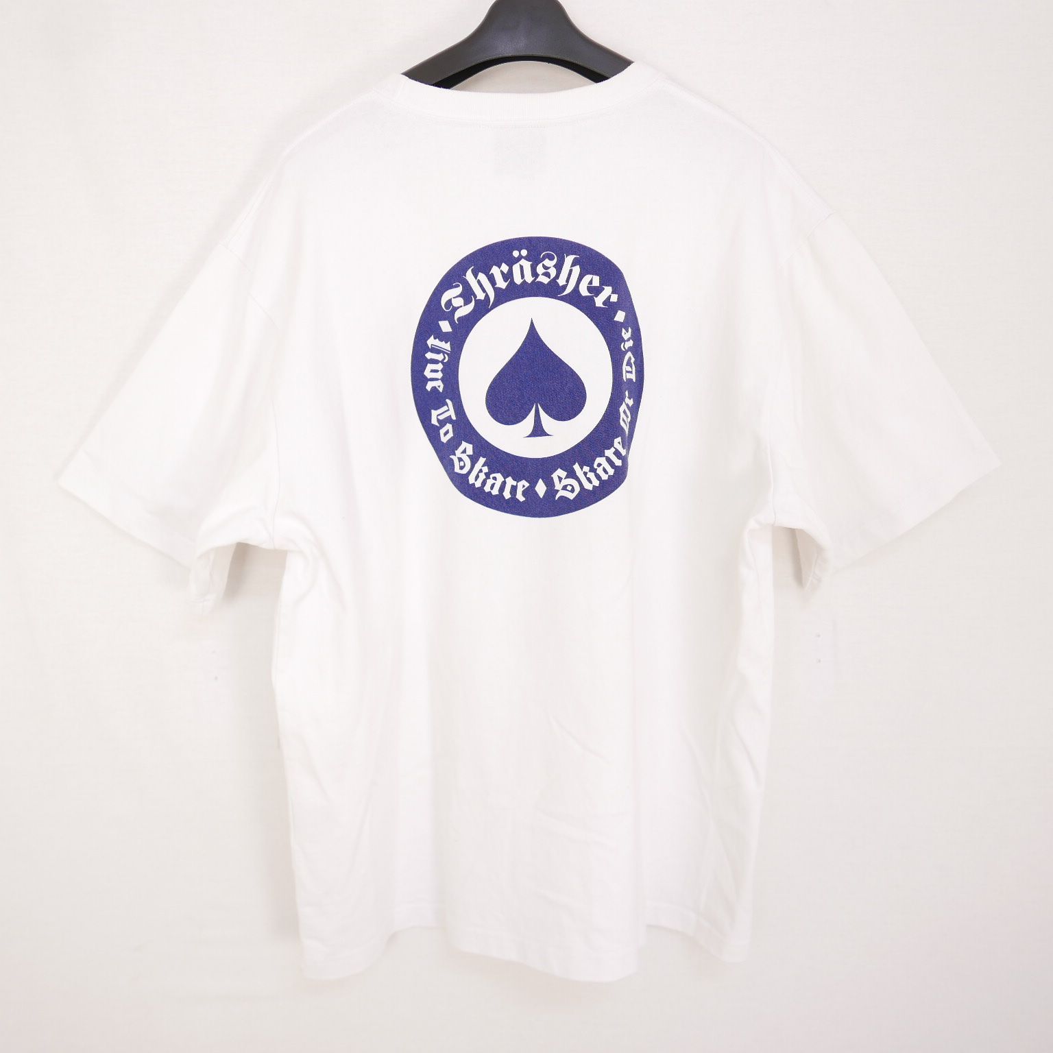 21SS THRASHER for RHC Ron Herman スラッシャー ロンハーマン Logo Tee 半袖カットソー ロゴプリント Tシャツ  白WHITE L 3420900121 - メルカリ