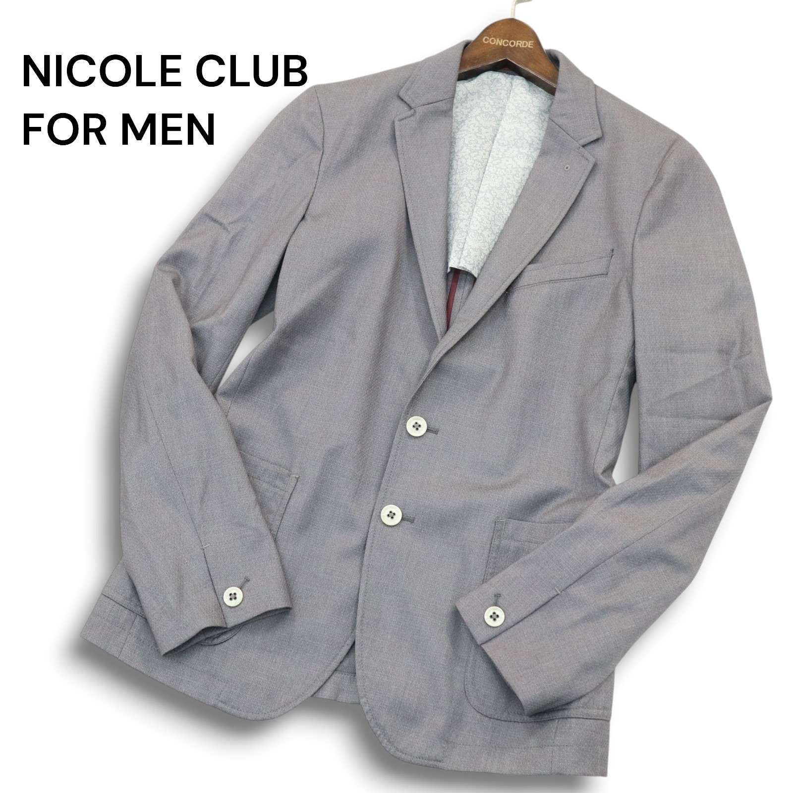 NICOLE CLUB FOR MEN ニコルクラブ フォーメン 通年 背抜き☆ レーヨン 
