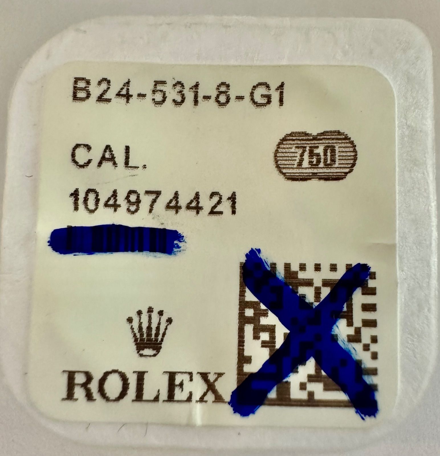 ロレックス Rolex B24-531-8 金 リューズ 新品 未開封 - メルカリ