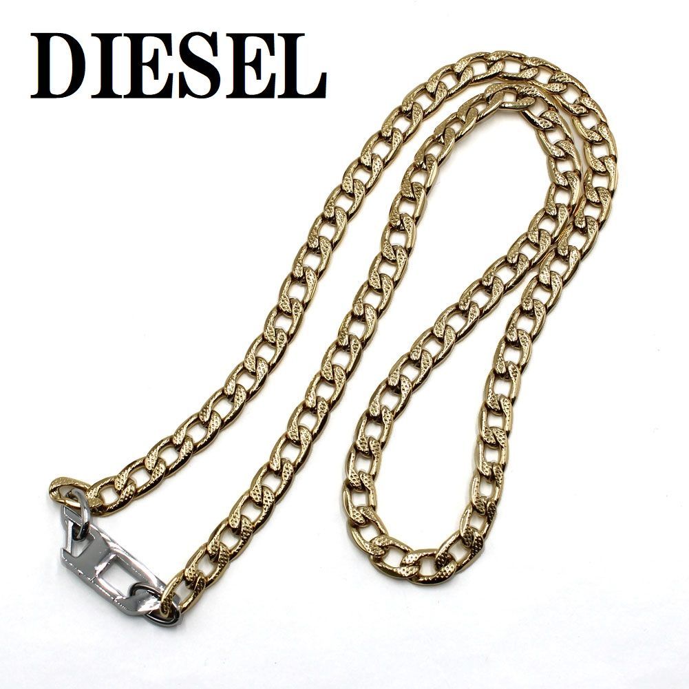 DIESEL シルバー ゴールド ネックレス DIESEL ディーゼル DX1438931 ネックレス アクセサリー シルバー