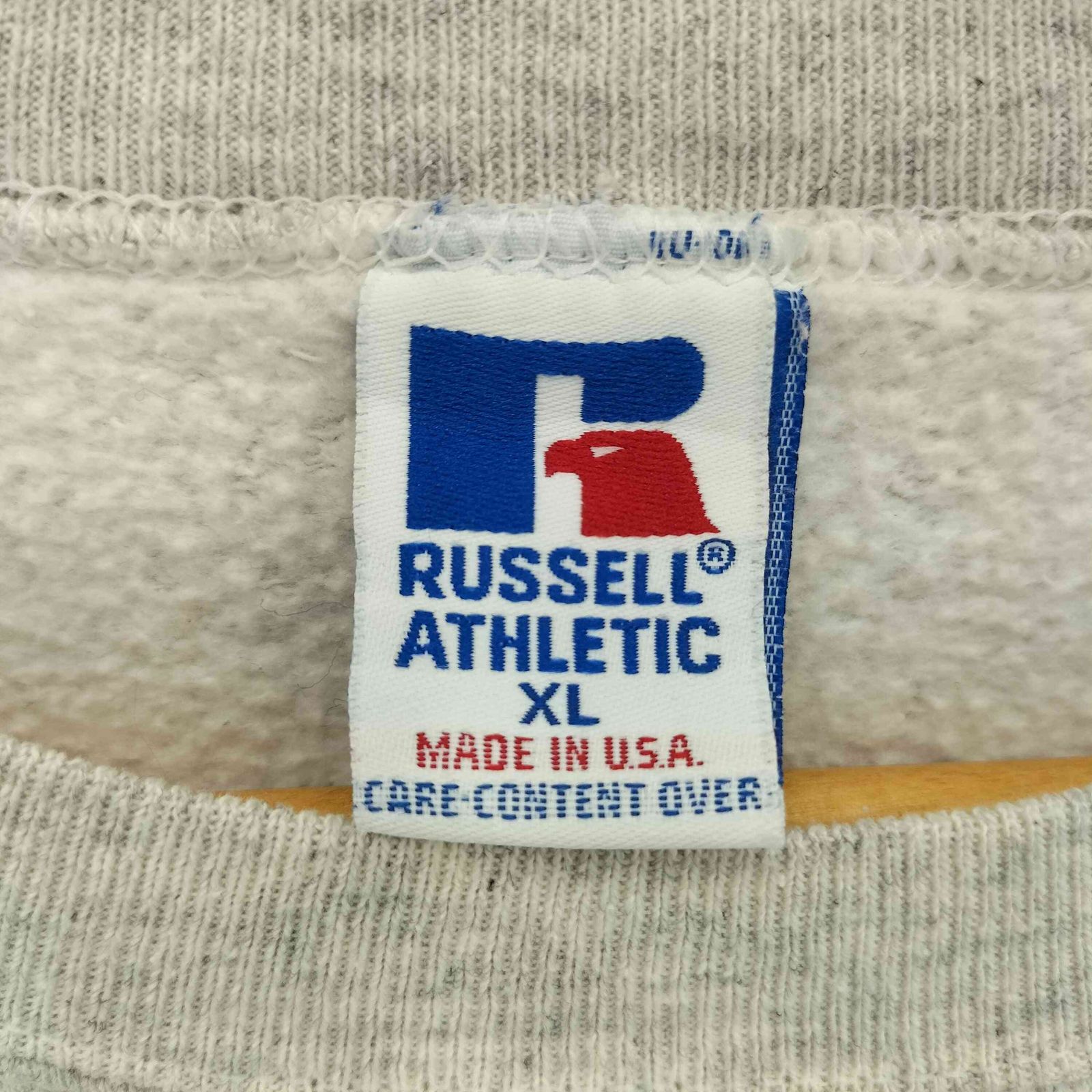 90s USA製古着　ラッセルアスレチック　スウェット　刺繍ロゴ　カレッジチーム ラッセルアスレチック RUSSELL ATHLETIC 90-00s 刺繍タグ USA製