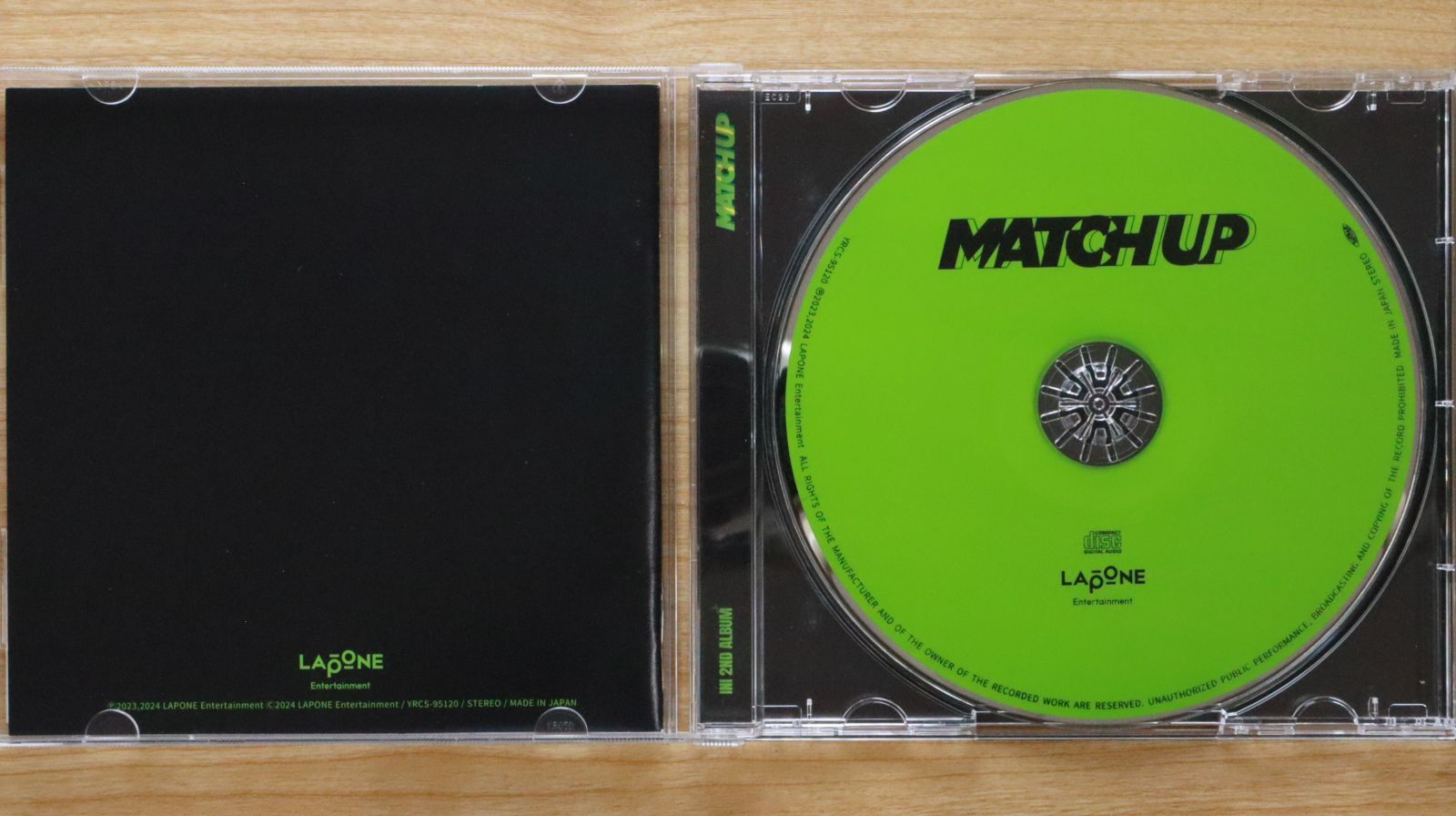 国内盤CD☆アイエヌアイ/INI□ MATCH UP (GREEN Ver.)(通常盤