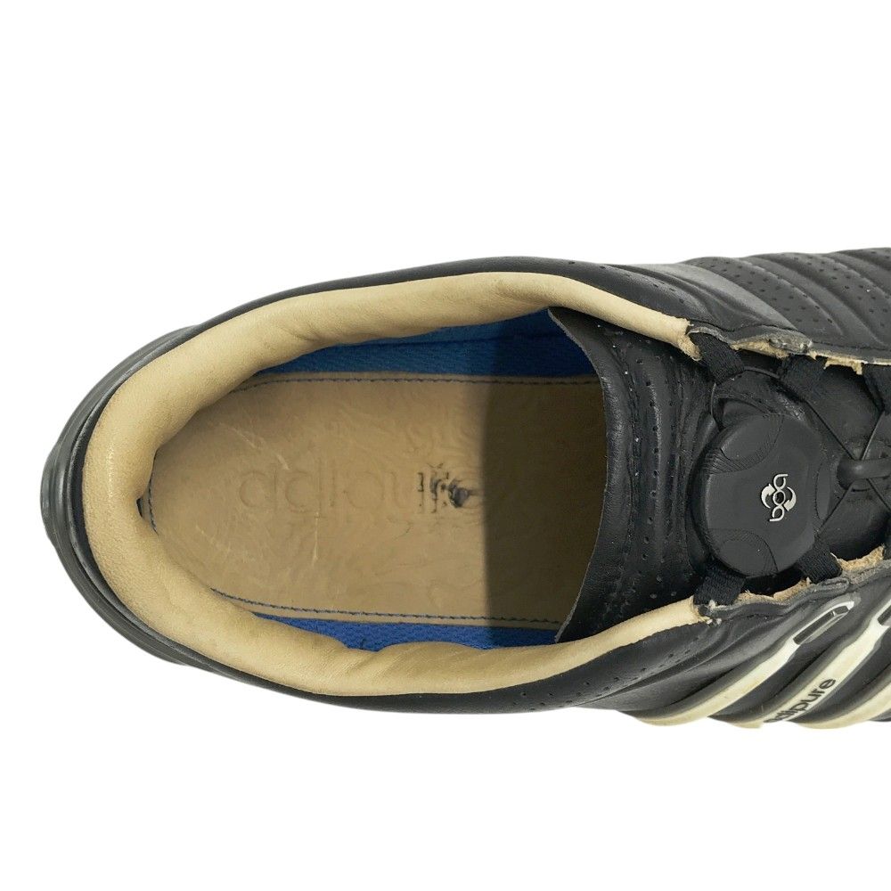 ADIDAS GOLF アディダスゴルフ Q46982 PURE 360 BOA ゴルフシューズ  ブラック系 25.5 [240101457878] ゴルフウェア メンズ ストスト ADIDAS GOLF アディダスゴルフ Q46982 PURE 360 BOA ゴルフ
