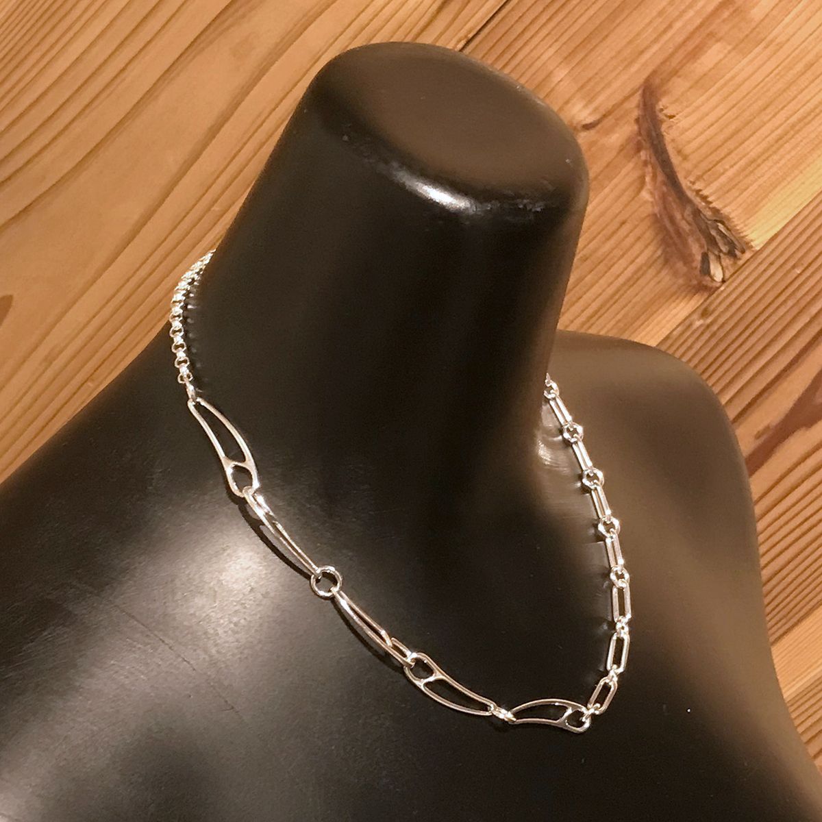 新品未使用HERMES エルメス シェーヌダンクル パンク ネックレス LG HERMES （中古）エルメス シェーヌダンクル パンク ネックレス LG