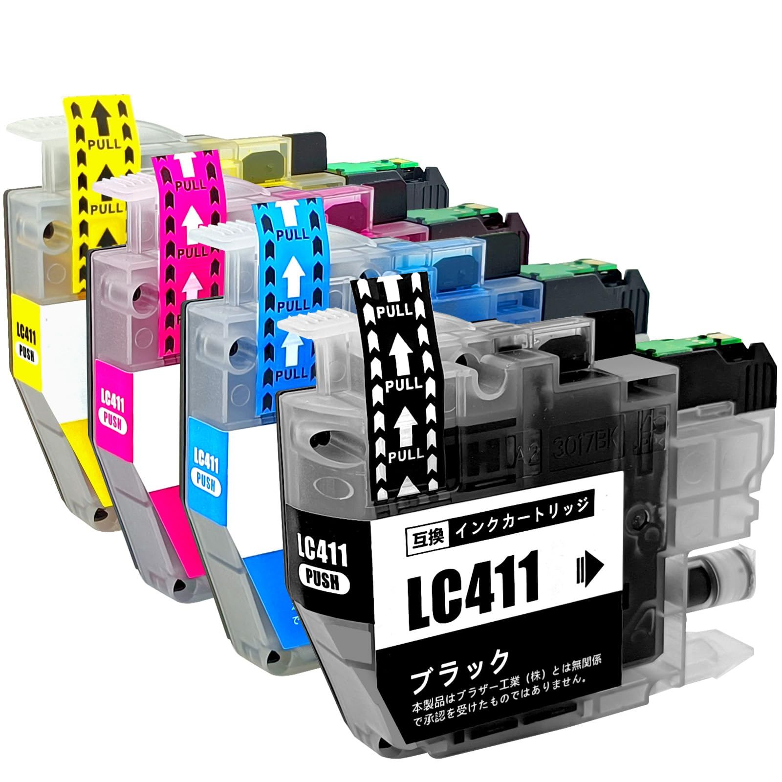 MFC-J939DN/DWN MFC-J739DN/DWN DCP-J926N-W/BMFC-J904N DCP-J928N DCP-J914N DCP-J526N DCP-J1800N 対応型番 残量表示 最優良互換インクカートリッジ大容量 4色パック最新チ