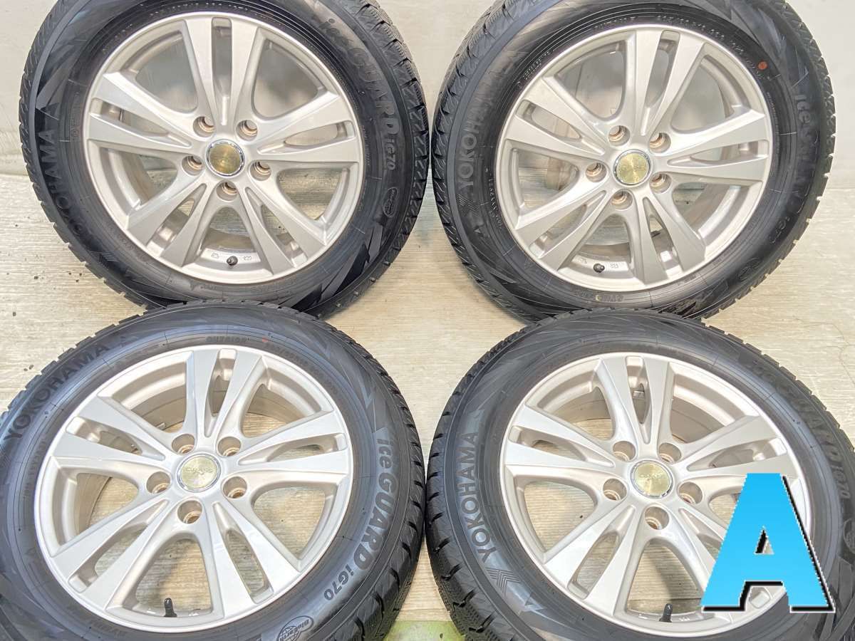 205/60R16  nヨコハマ アイスガード iG70 n　 GRASS n16x6.5 38 114.3-5穴 n中古タイヤ スタッドレスタイヤ ホイールセット 4本セットn w16240830046