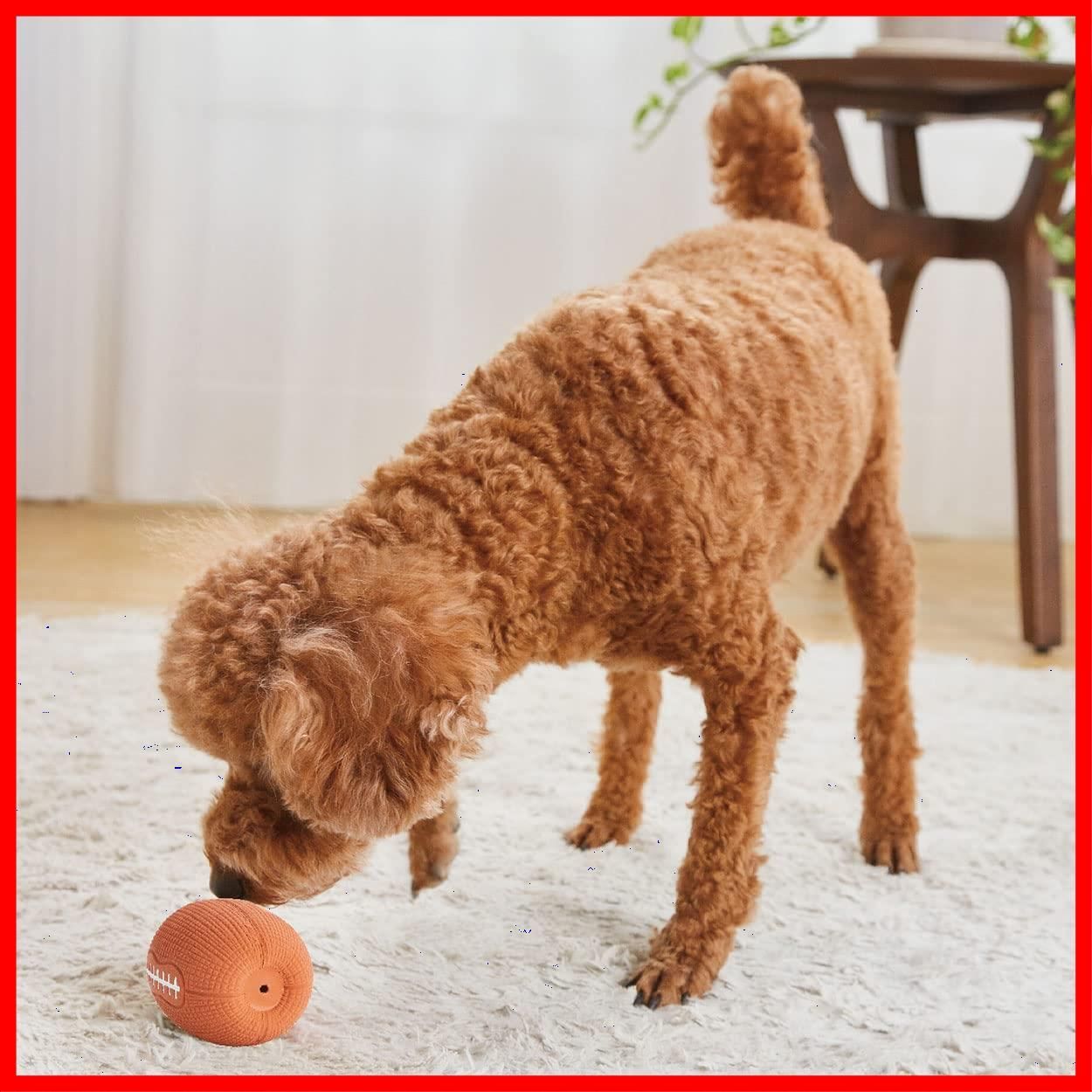 商品 ペティオ Petio 犬用おもちゃ サイレントドッグラテックス ラグビーボール