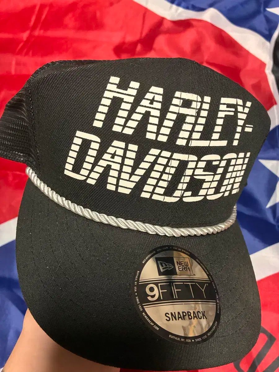 ハーレーダビッドソン x ニューエラ トラッカーキャップ