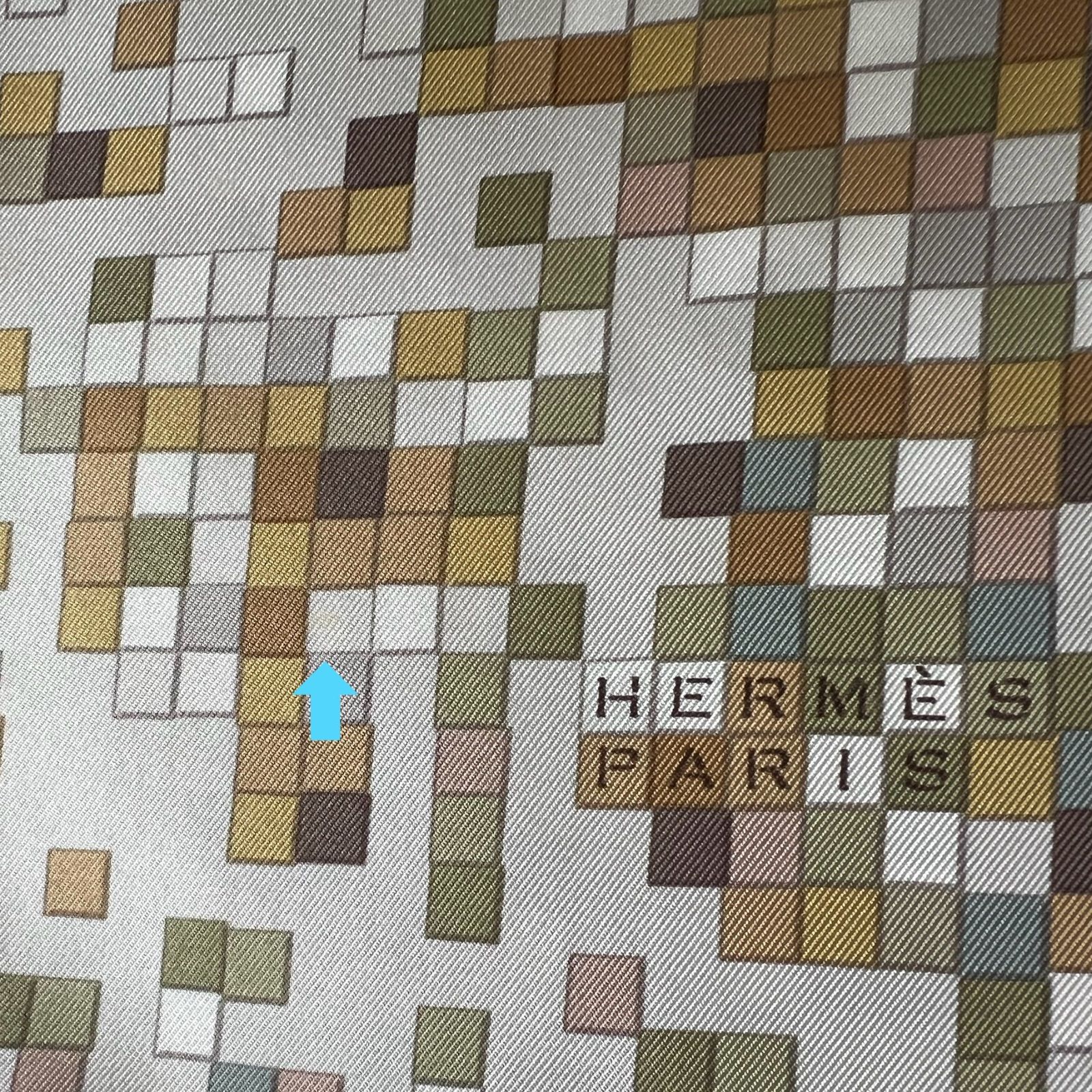 未使用 HERMES エルメス スカーフ カレ90 Mosaique Au 24