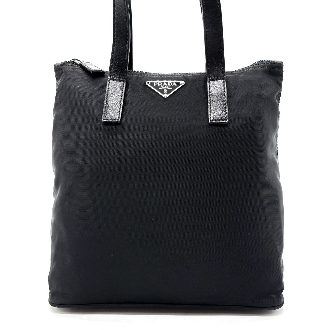 ✨良品✨ PRADA プラダ トートバッグ ハンドバッグ 三角ロゴ
