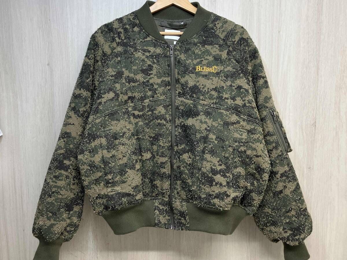 【 Blessu camouflage pattern MA-1 】ブレスユー BLESS U BU camouflage pattern MA-1 BU0105 フライトジャケット