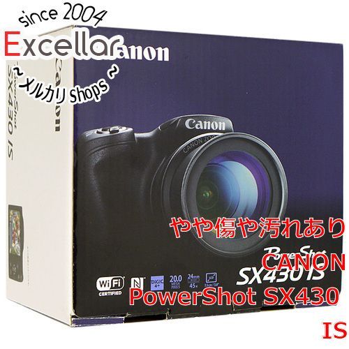 bn:17] Canon製 デジタルカメラ PowerShot SX430 IS ブラック 2000万