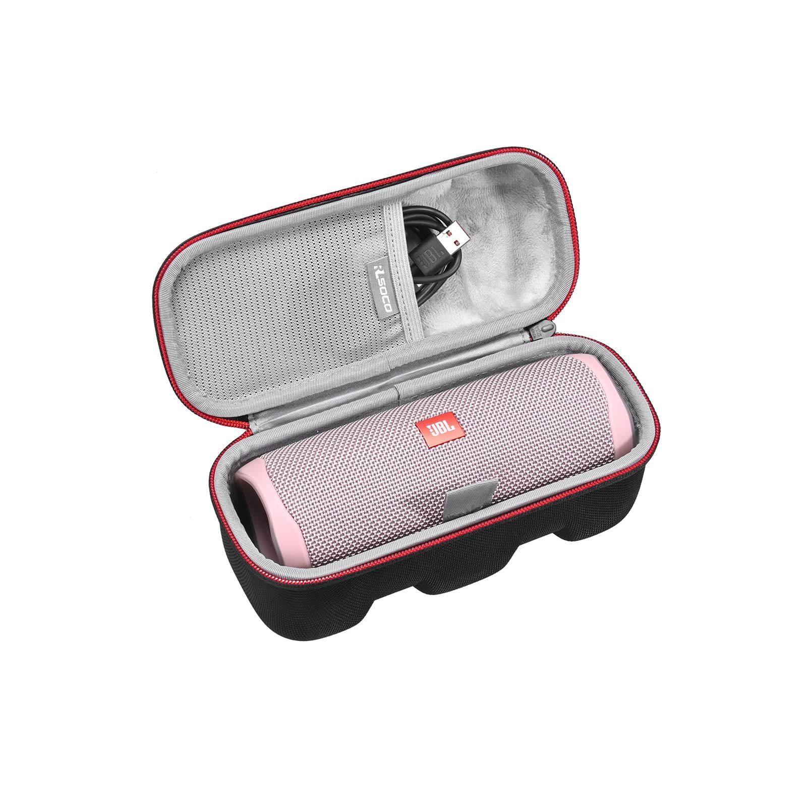 【在庫セール】RLSOCO 収納ケース JBL FLIP6 FLIP5 FLIP4 Bluetoothスピーカー 用収納ケース (JBL flip6/5用ケース 黒)