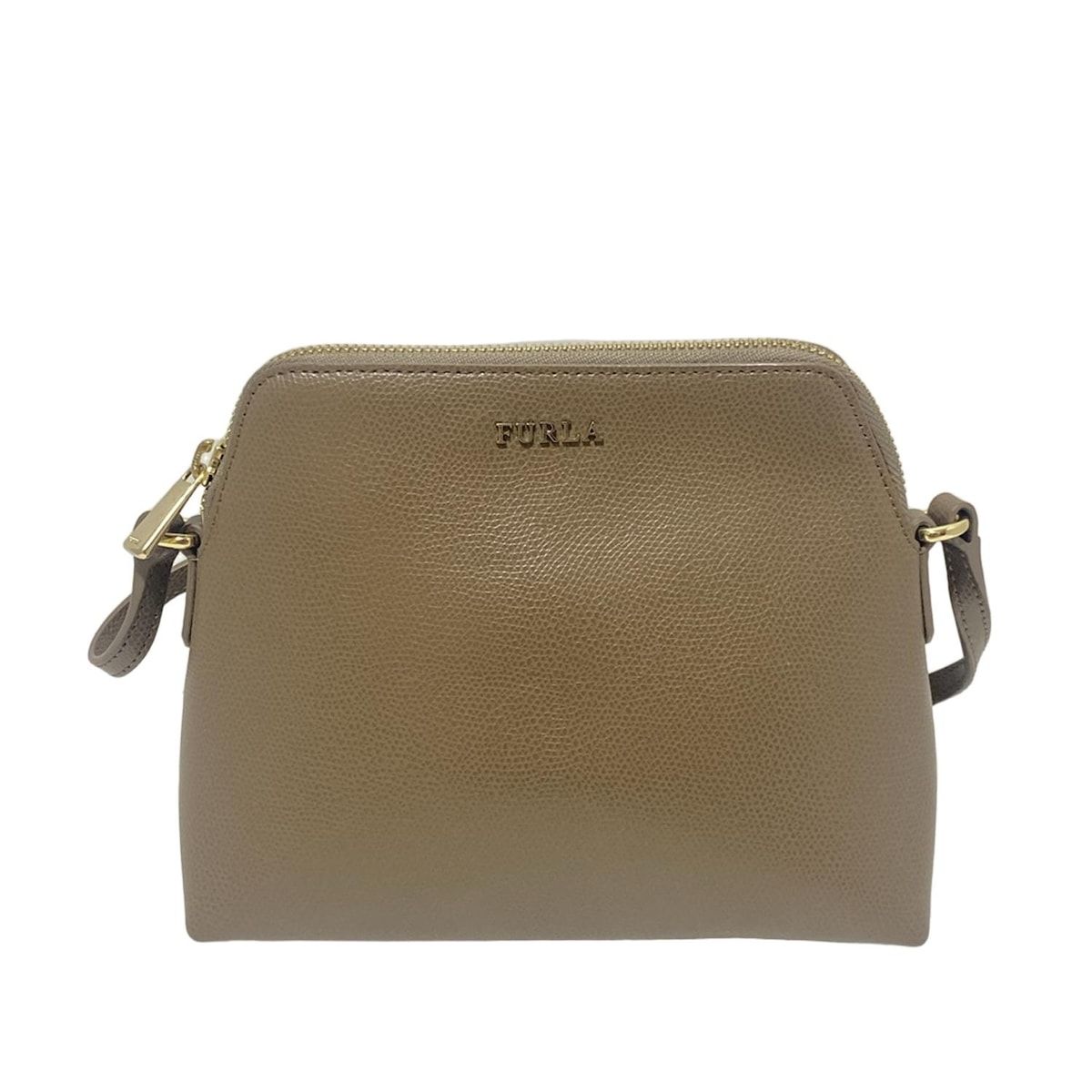 FURLA フルラ ショルダーバッグ - ダークブラウン ミニバッグ レザー