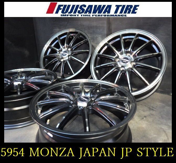 2954 B▲送料無料▲MONZA JAPAN JP STYLE VERCELY▲16x6.0J 4穴 PCD100 42▲4本