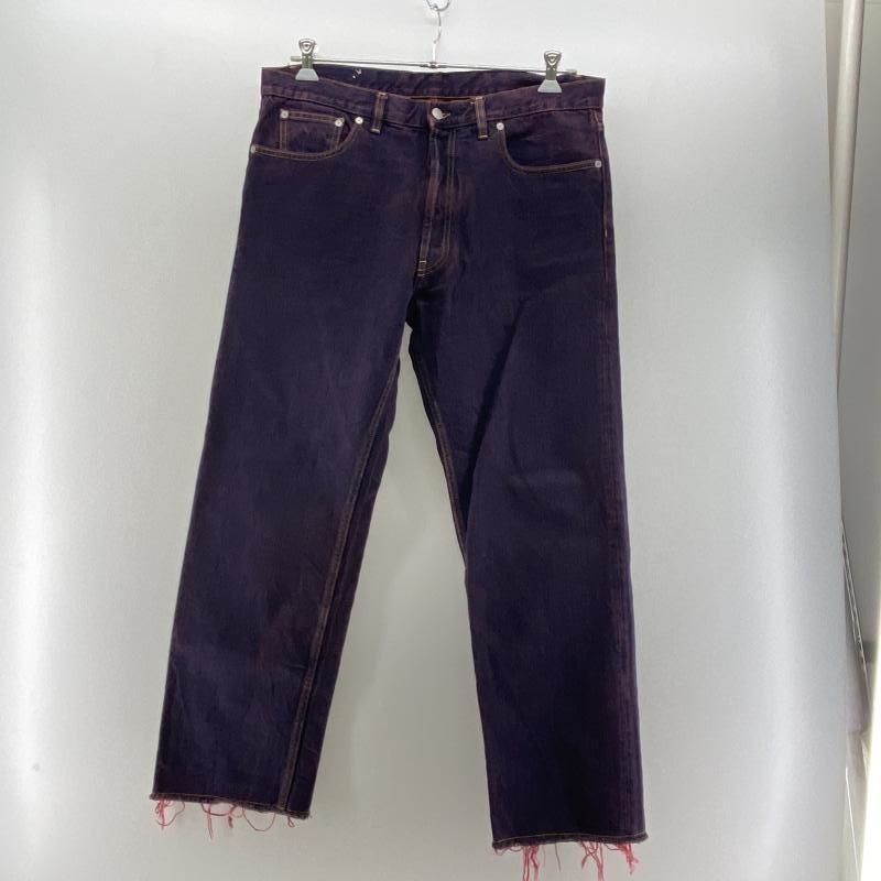 中古】Maison Margiela カットオフデニム パープル サイズW34