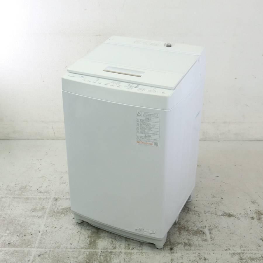 21年製 東芝 ZABOON 8.0kg 洗濯機 AW-8DH1 ホワイト 239h15