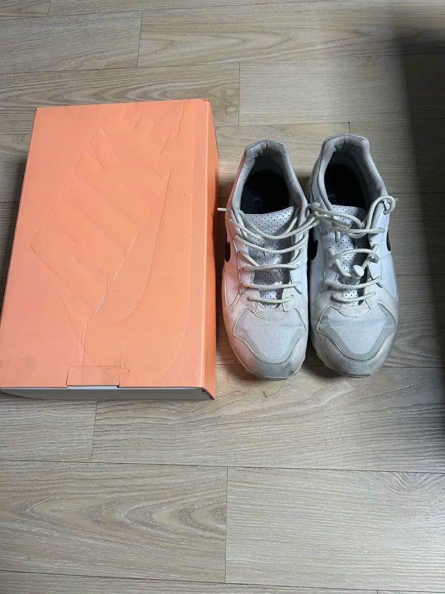 ナイキ Fear of God スニーカー クリーム色 ボックス 265