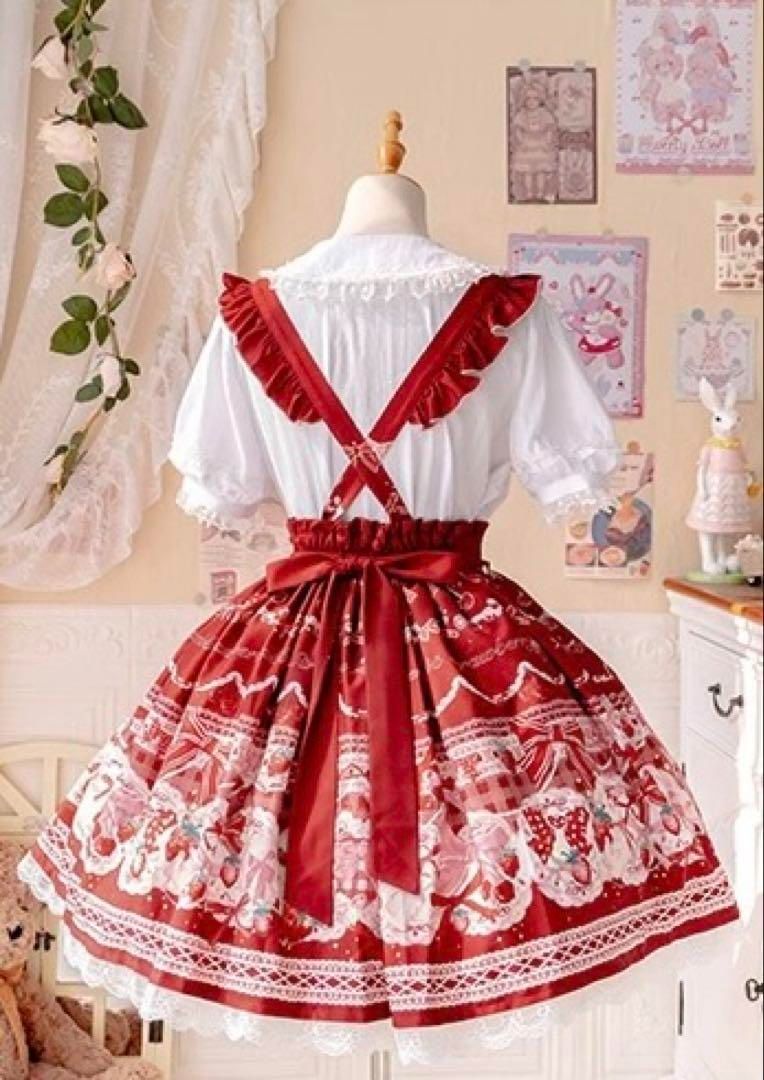 ♥ 愛されロリータスカートとブラウスセット お出かけや女子会に最適