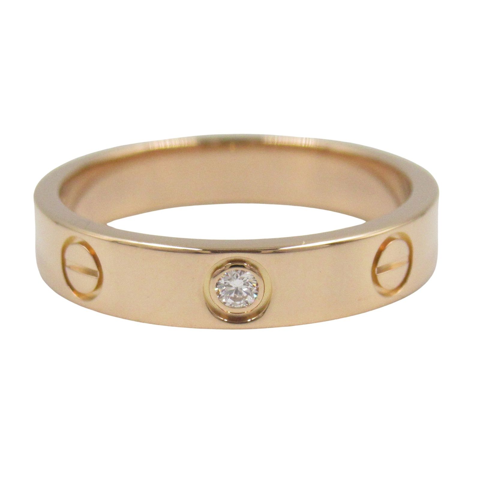 カルティエ CARTIER リング・指輪 ミニラブリング 1PD K18PG（ピンク