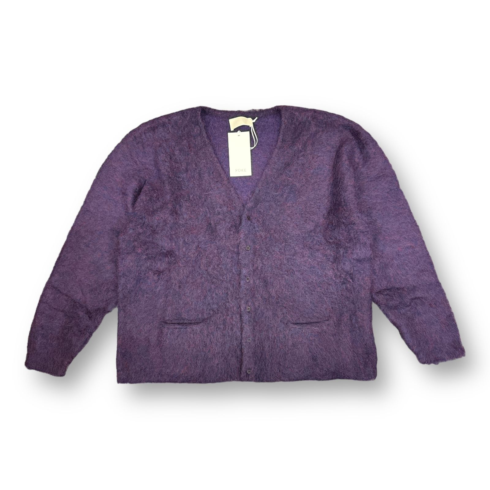 定価46200円 新品 YOKE 21AW LOOSED MOHAIR CARDIGAN ルーズド モヘア 