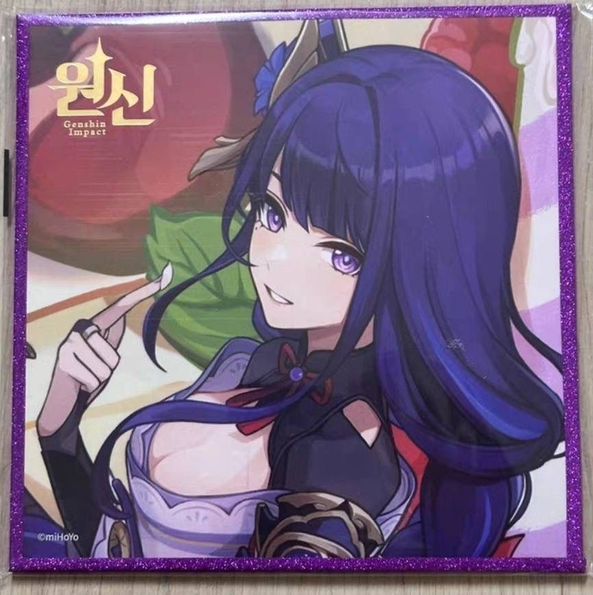 公式正規品 雷電将軍 色紙 原神 韓国 hoyoland 特典 - メルカリ
